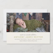 Faire-part de naissance Berries Pine More the Merr (Dos)