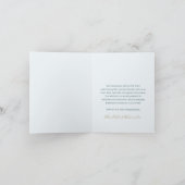Faire-part de naissance Bleu Céleste Cloud 9 (Intérieur)