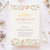Faire-part de naissance Bohème Fleur Sauvage