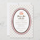 Faire-Part de Naissance Bun dans le Four (Devant)