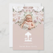Faire-part de naissance carrousel (Devant)