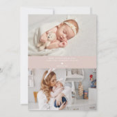 Faire-part de naissance carrousel (Dos)