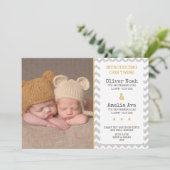 faire-part de naissance/carte de remerciements jum (Debout devant)