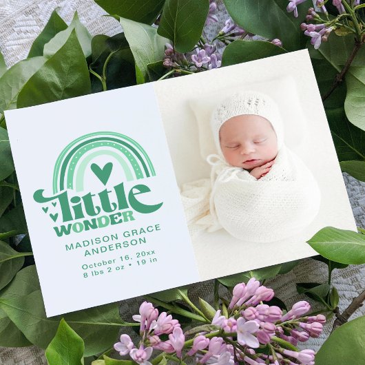 Faire-part de naissance Carte postale photo | Litt