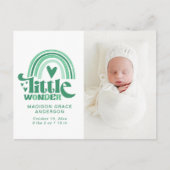 Faire-part de naissance Carte postale photo | Litt (Devant)