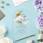 Faire-part de naissance céleste Élégance genre neu (Insitu (Mariage))