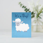 FAIRE-PART DE NAISSANCE ! C'est un garçon ! (Debout devant)