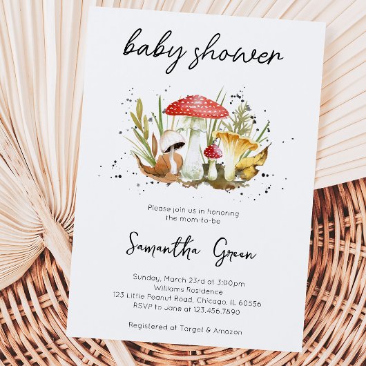 Faire-part de Naissance Champignon
