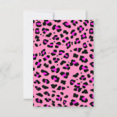 Faire-part de naissance Cheetah Sleeping Beauty 3x (Dos)