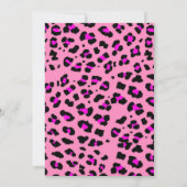 Faire-part de naissance Cheetah Sleeping Beauty Pr (Dos)