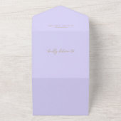 Faire-part de naissance Chic Arch Frame Hello Worl (Dehors)