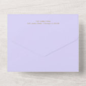 Faire-part de naissance Chic Arch Frame Hello Worl (Verso)