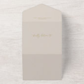 Faire-part de naissance Chic Cadre Arch Hello Worl (Dehors)