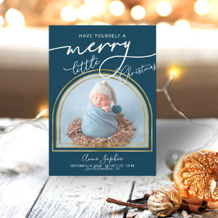 Faire-part de naissance Chic Script Arch Frame