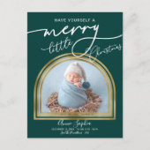 Faire-part de naissance Chic Script Arch Frame (Devant)