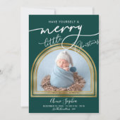 Faire-part de naissance Chic Script Arch Frame (Devant)