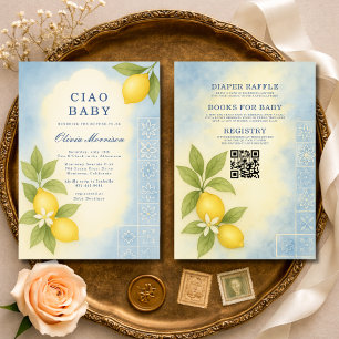 Faire-part de naissance « Ciao Baby » Italien tout