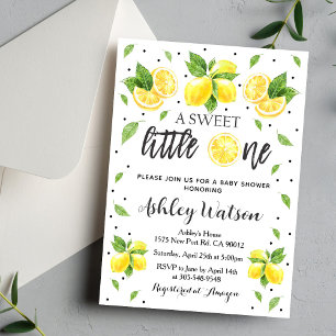 Faire-Part de Naissance Citron Un Petit Douceur Th