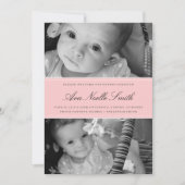 FAIRE-PART DE NAISSANCE CLASSIQUE (Devant)