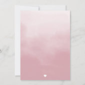 Faire-part de naissance Clouds & Stars Baby Girl C (Dos)