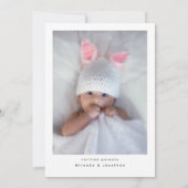 Faire-part de naissance Collage photo de bienvenue (Dos)