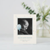 Faire-part de naissance compact Balloon Daydream B (Debout devant)