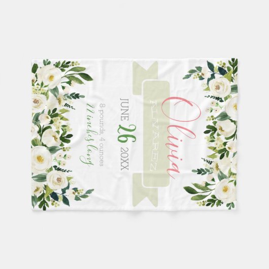 Faire-part de naissance couverture baby stat (Devant (Horizontal))