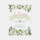 Faire-part de naissance couverture baby stat (Devant)