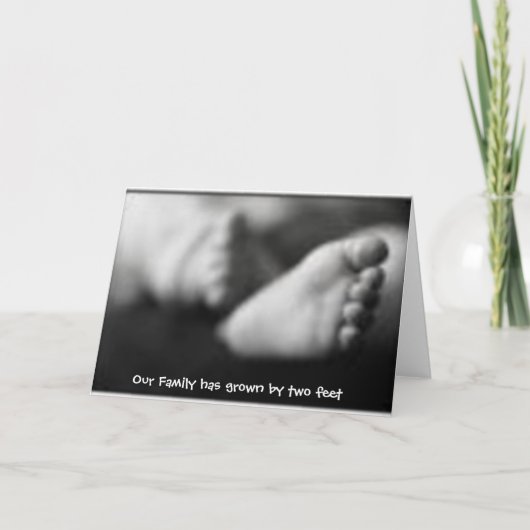 Faire-part de naissance d'adoption (Devant)