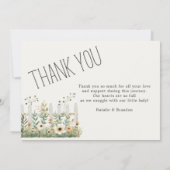 Faire-part de naissance d'animaux de la pépinière  (Dos)