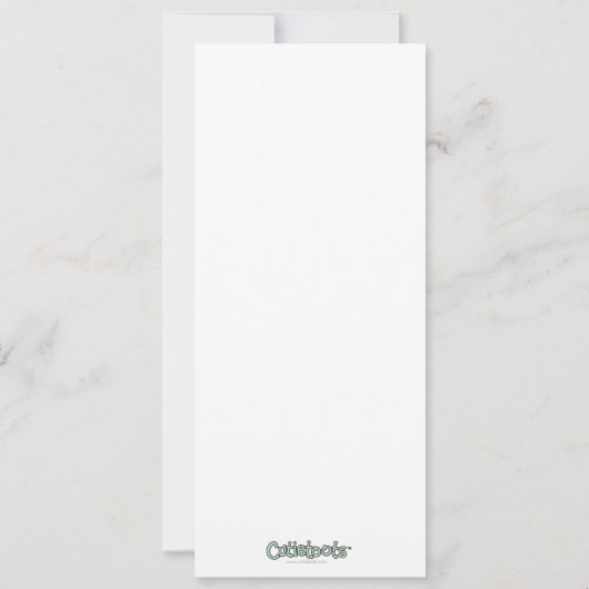 Faire-part de naissance d'automne (Dos)