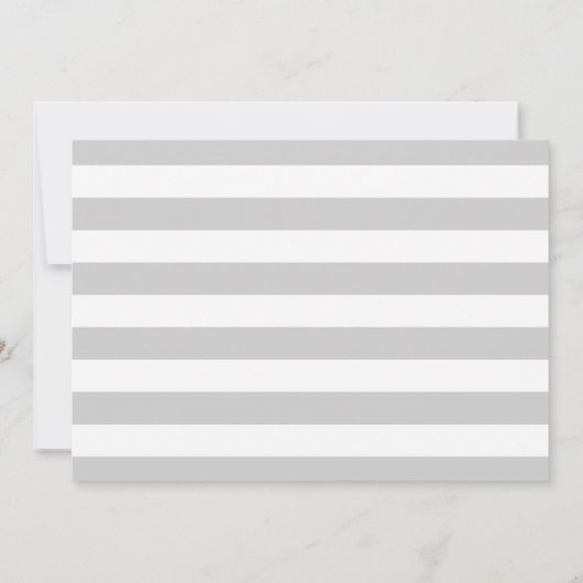 Faire-part de naissance de bande de métro | Gris (Dos)