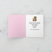 Faire-part de naissance de bébé (Intérieur)