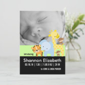 Faire-part de naissance de bébé (Debout devant)