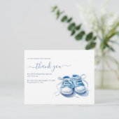 Faire-part de naissance de bébé chaussures bébé, B (Debout devant)