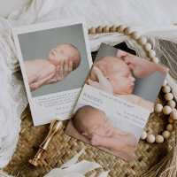 Faire-part de naissance de bébé "Coup de foudre au