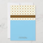 Faire-part de naissance de bébé de photo (Dos)