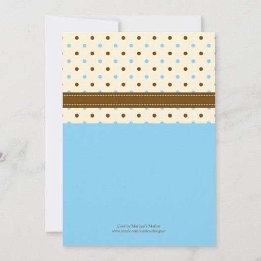 Faire-part de naissance de bébé de photo (Dos)