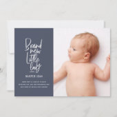 Faire-part de naissance de bébé dessiné à la main (Devant)