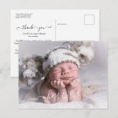 Faire-part de naissance de bébé garçon avec photo (Devant / Derrière)