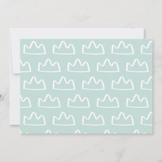 Faire-part de naissance de bébé garçon dessiné à l (Dos)