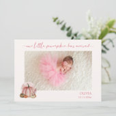 Faire-part de naissance de bébé garçon : Petit Cit (Debout devant)