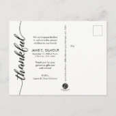 Faire-part de naissance de bébé personnalisé avec  (Dos)