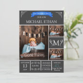 Faire-part de naissance de bébé tout simplement él (Debout devant)