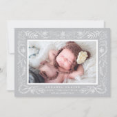 Faire-part de naissance de branches délicates | Do (Devant)