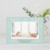 Faire-part de naissance de branches délicates | Me (Debout devant)