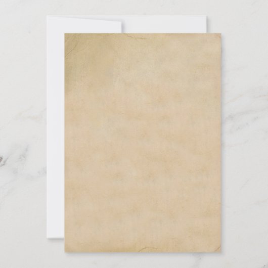 Faire-part de naissance de bulletin de style vinta (Dos)