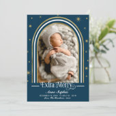 Faire-part de naissance de cadre d'arc supplémenta (Debout devant)