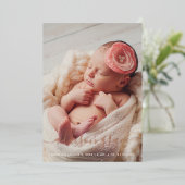 Faire-part de naissance de collection photo de scr (Debout devant)