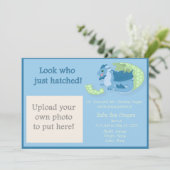 Faire-part de naissance de hachage de dragon (Debout devant)